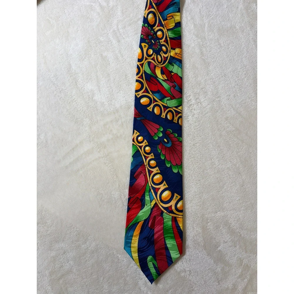 Rush Limbaugh Multicolor Vintage No Boundaries Collection Silk Tie Set Excellent